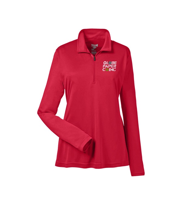 Team 365 Ladies' Zone Performance Quarter-Zip - Screen Print