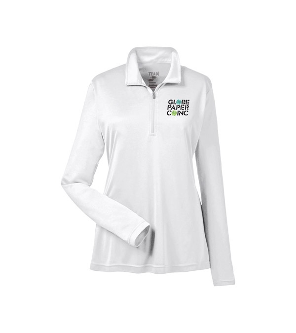 Team 365 Ladies' Zone Performance Quarter-Zip - Screen Print