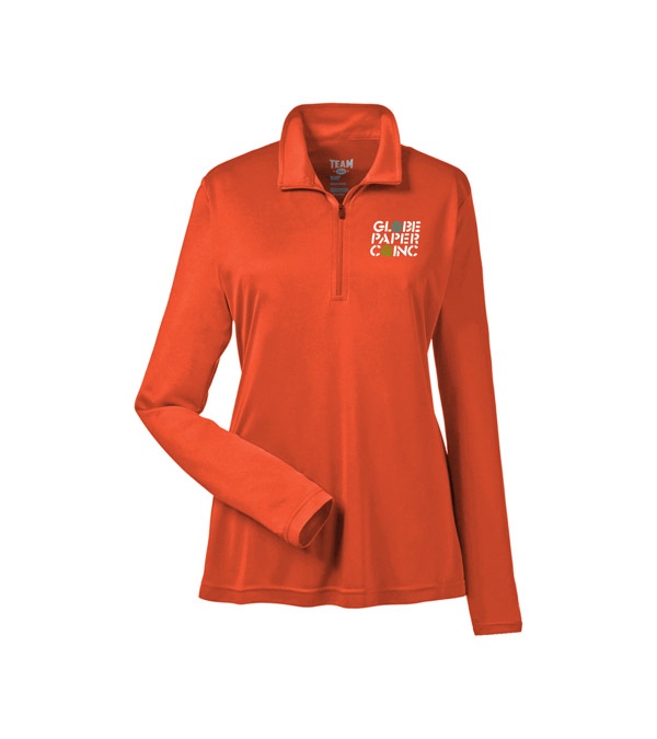 Team 365 Ladies' Zone Performance Quarter-Zip - Screen Print