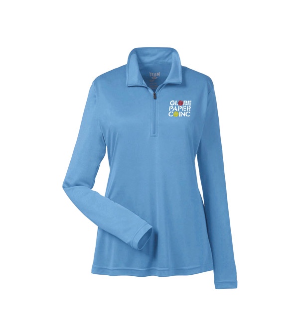 Team 365 Ladies' Zone Performance Quarter-Zip - Screen Print