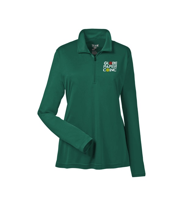 Team 365 Ladies' Zone Performance Quarter-Zip - Screen Print