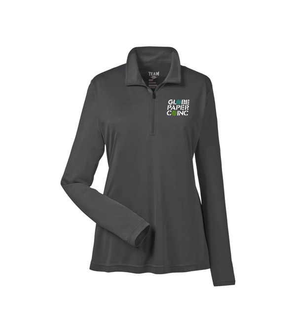 Team 365 Ladies' Zone Performance Quarter-Zip - Screen Print