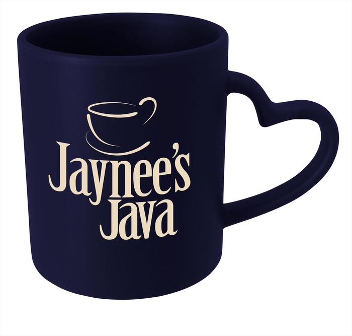 12 oz. Custom Heart Mug
