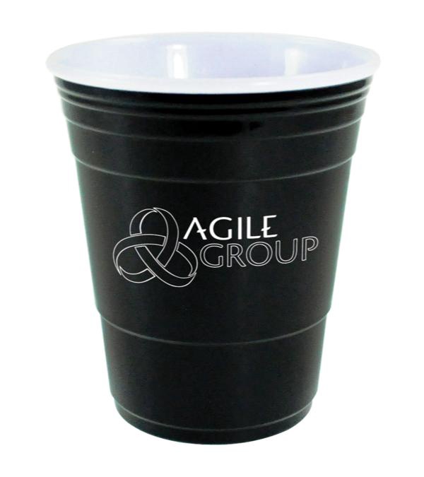16 oz. Uno Cup With White Lid