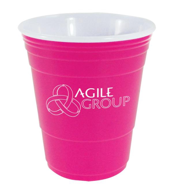 16 oz. Uno Cup With White Lid