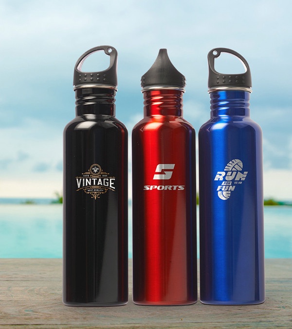 26 oz. Stainless Sports Water Bottles
