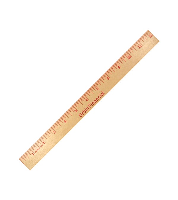 12&quot; Natural Flat Ruler