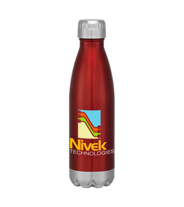 16 oz. Swiggy Stainless Steel Bottle - Full Color Imprint