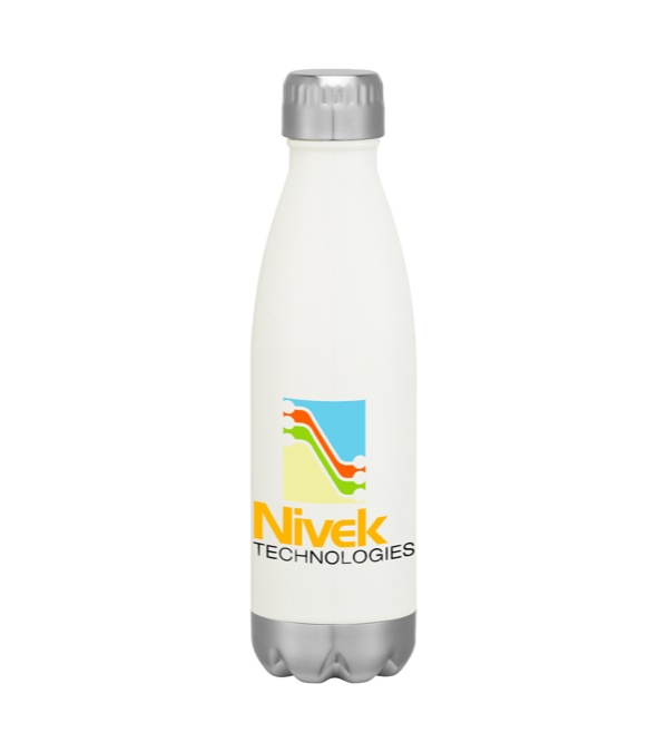 16 oz. Swiggy Stainless Steel Bottle - Full Color Imprint