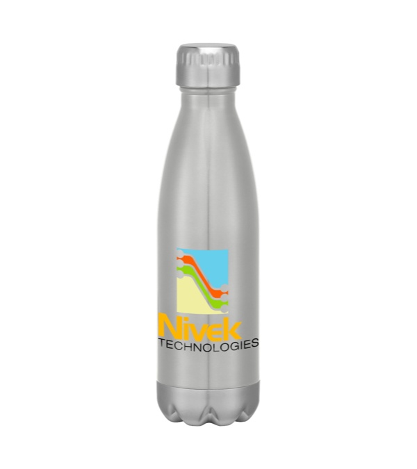 16 oz. Swiggy Stainless Steel Bottle - Full Color Imprint