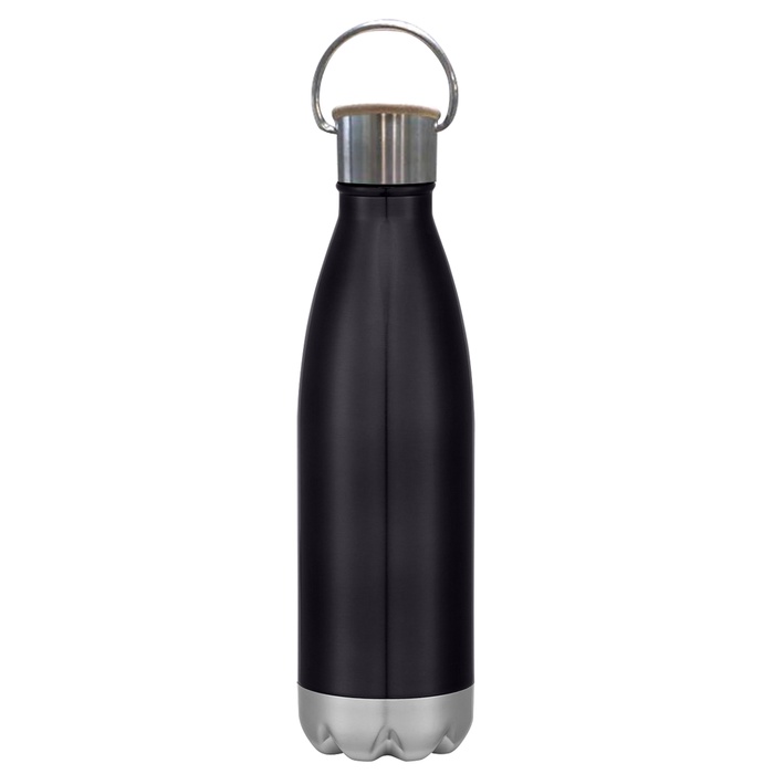 16 Oz. Swiggy Stainless Steel Bottle With Bamboo Lid