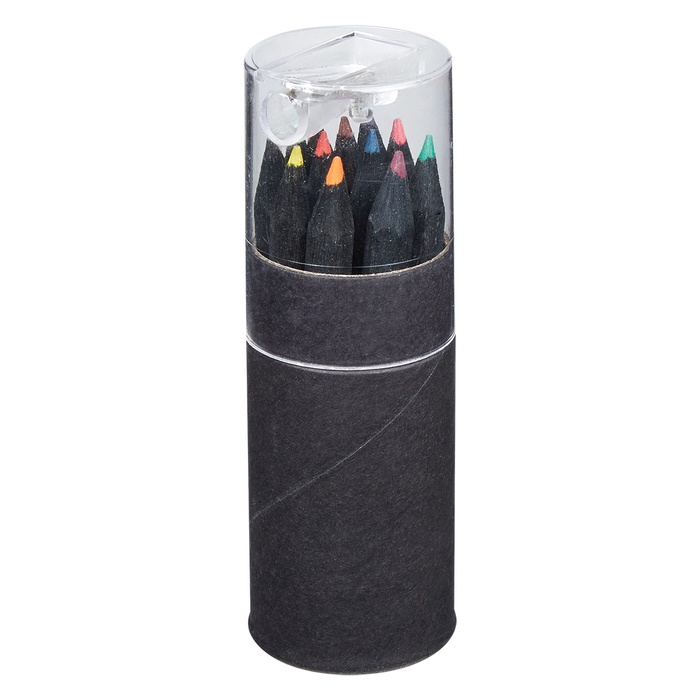 Blackwood 12-Piece Colored Pencil Set In Tube With Sharpener