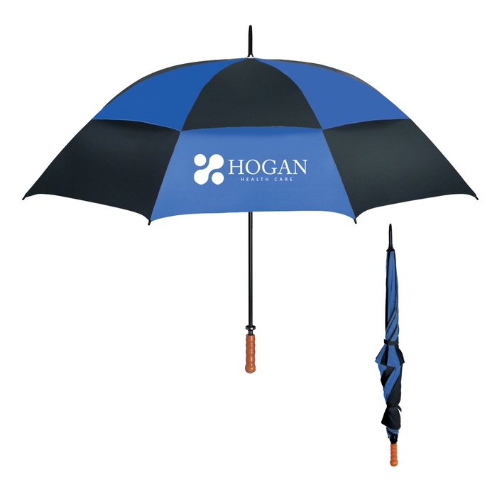 68" Arc Vented Windproof Umbrella