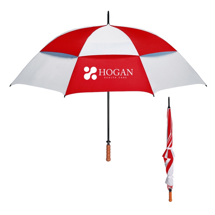 68" Arc Vented Windproof Umbrella