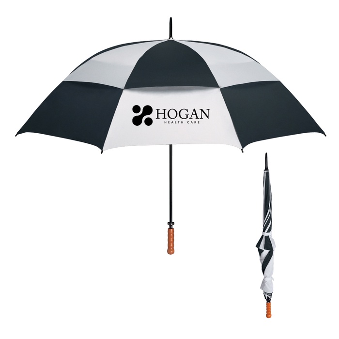 68" Arc Vented Windproof Umbrella