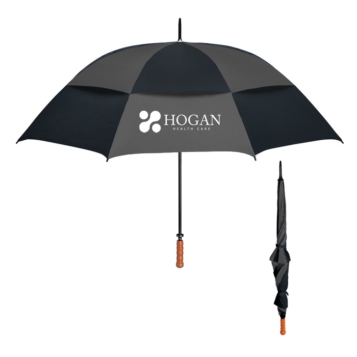 68" Arc Vented Windproof Umbrella