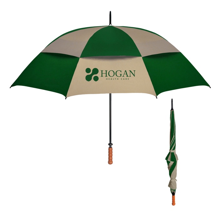 68" Arc Vented Windproof Umbrella