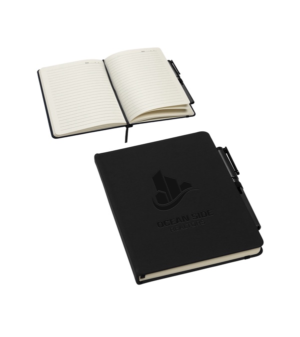 Quorum Soft Touch Journal with Matching Color Gel Pen