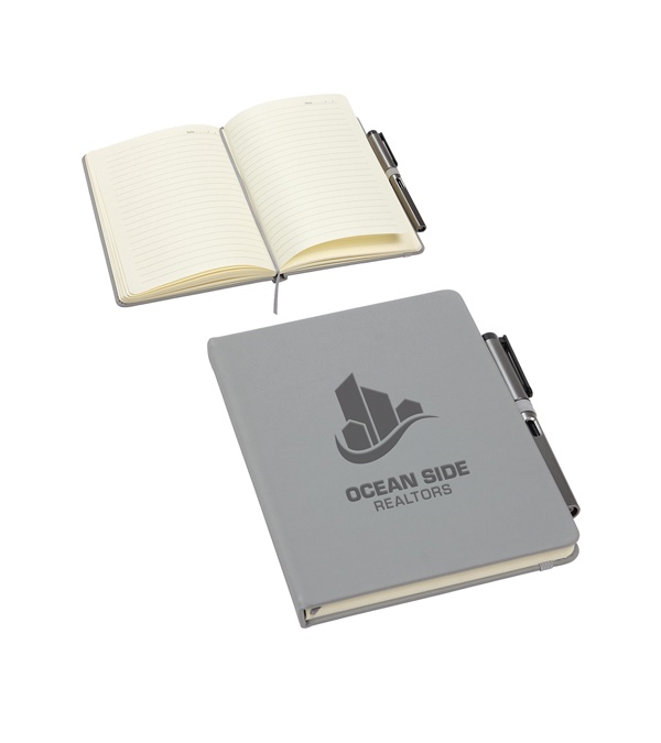 Quorum Soft Touch Journal with Matching Color Gel Pen