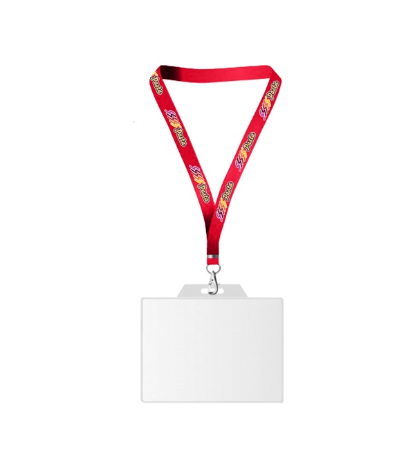 USA Made Dye-Sub Lanyard with Badge Holder