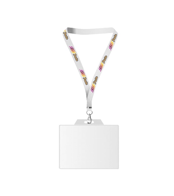 USA Made Dye-Sub Lanyard with Badge Holder