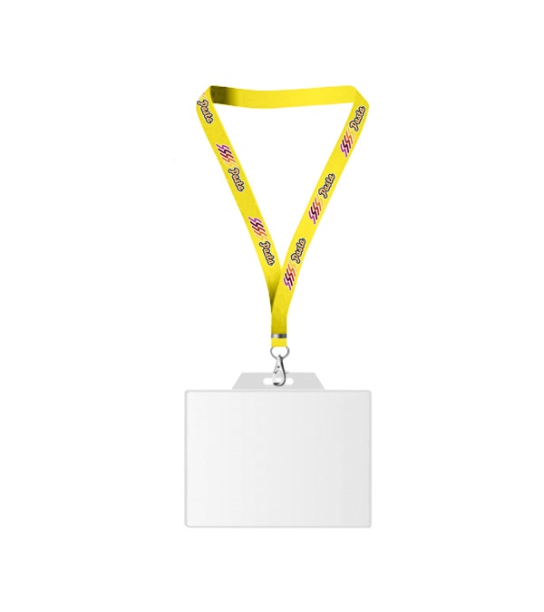 USA Made Dye-Sub Lanyard with Badge Holder