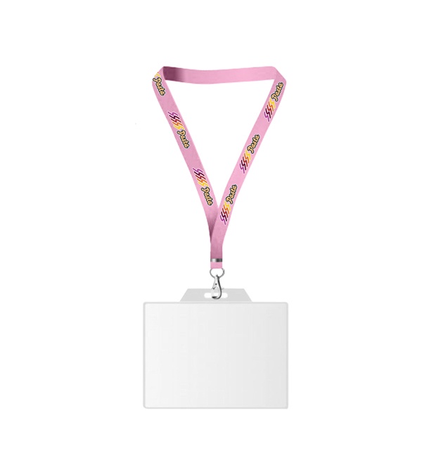USA Made Dye-Sub Lanyard with Badge Holder