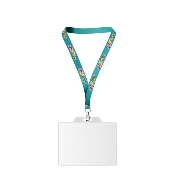 USA Made Dye-Sub Lanyard with Badge Holder