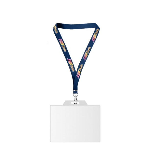USA Made Dye-Sub Lanyard with Badge Holder