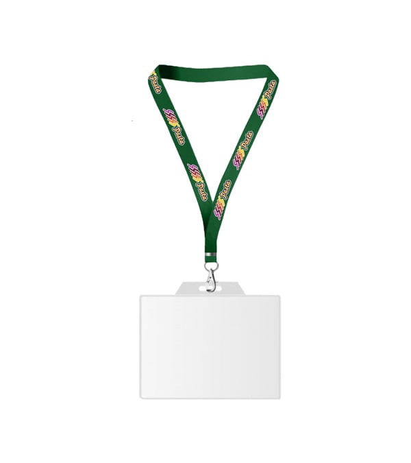 USA Made Dye-Sub Lanyard with Badge Holder