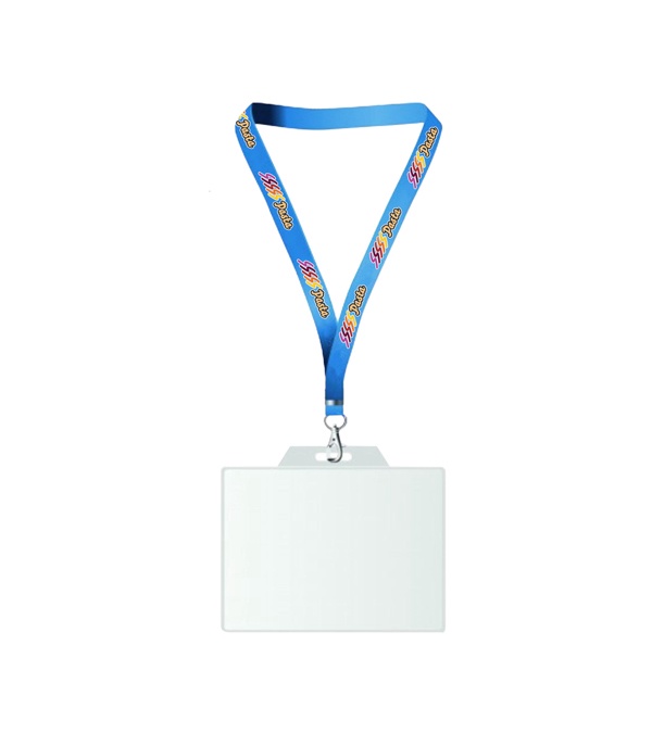USA Made Dye-Sub Lanyard with Badge Holder