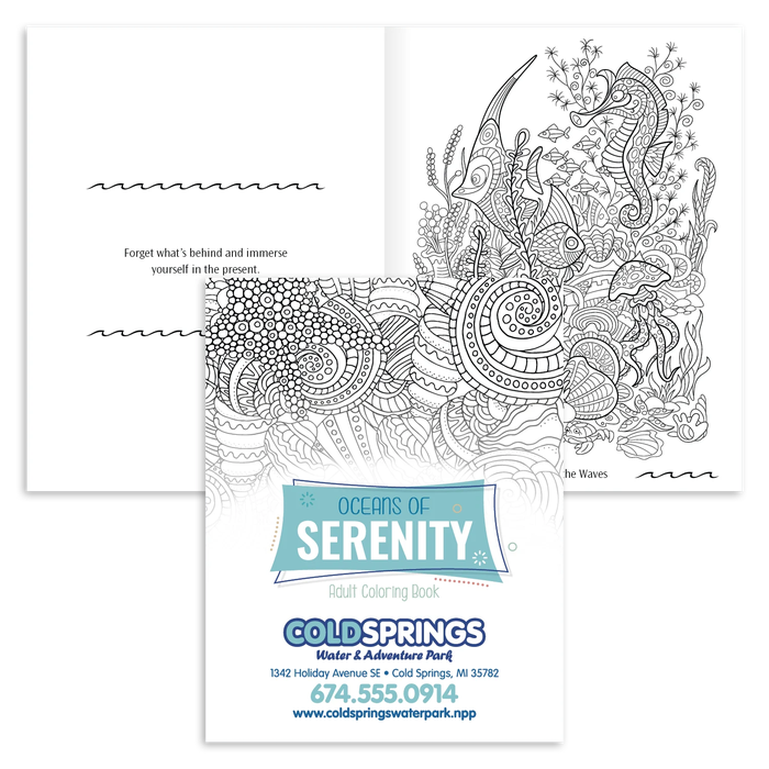 Good Value™ Oceans of Serenity Adult Coloring Book