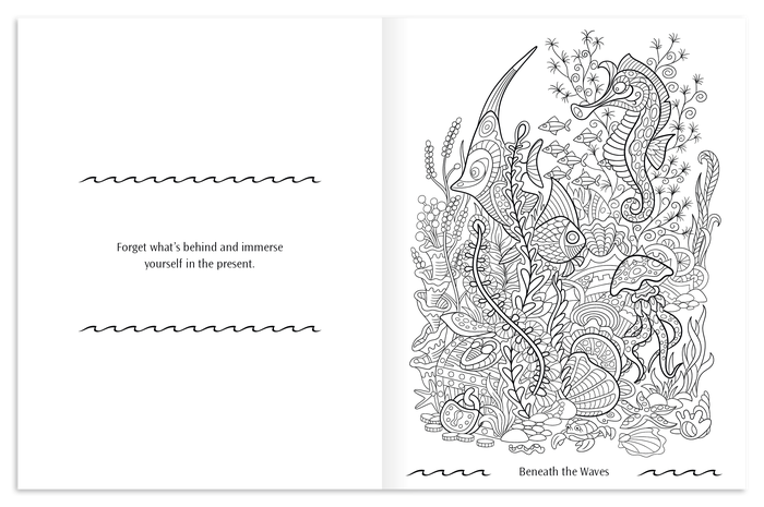 Good Value™ Oceans of Serenity Adult Coloring Book