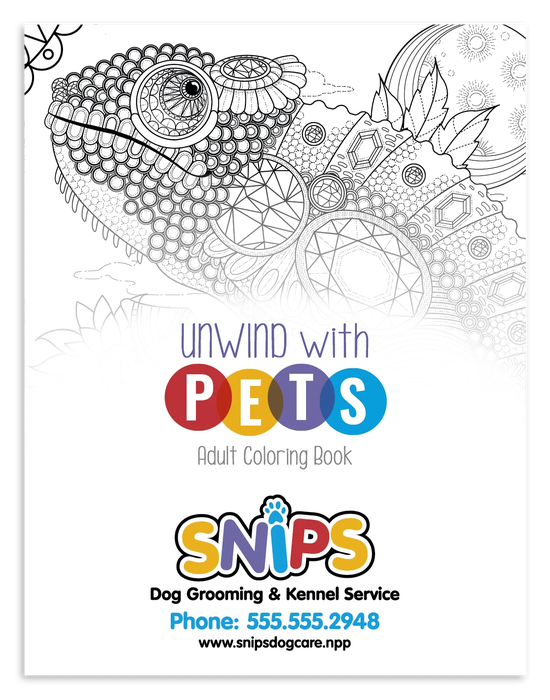 Good Value™ Unwind with Pets Adult Coloring Book