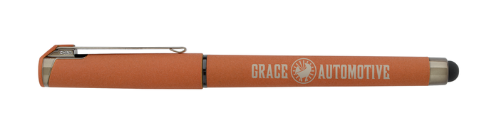 Good Value™ Cali Stylus Gunmetal Suede RABS Pen