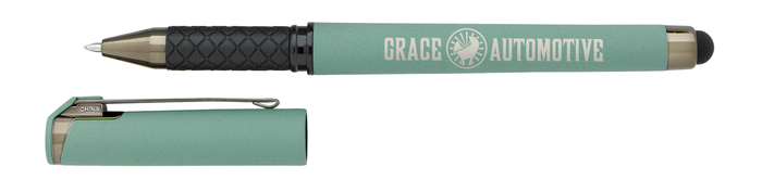 Good Value™ Cali Stylus Gunmetal Suede RABS Pen