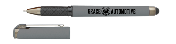 Good Value™ Cali Stylus Gunmetal Suede RABS Pen