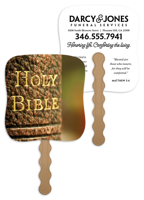 Skinner & Kennedy® Holy Bible - Pictorial Fan