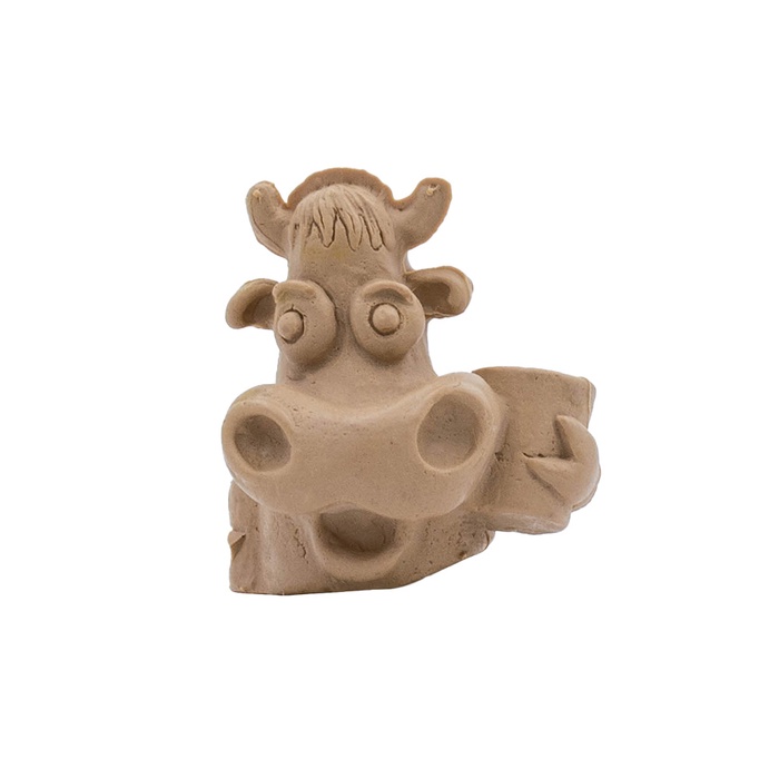 Pencil-Top Eraser Cow with Milk