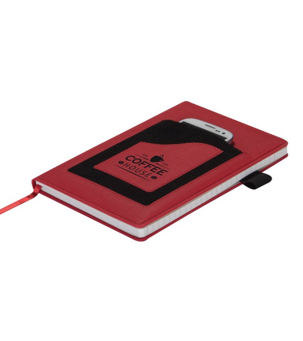 Torin Elastic Phone Pocket Lined Notebook