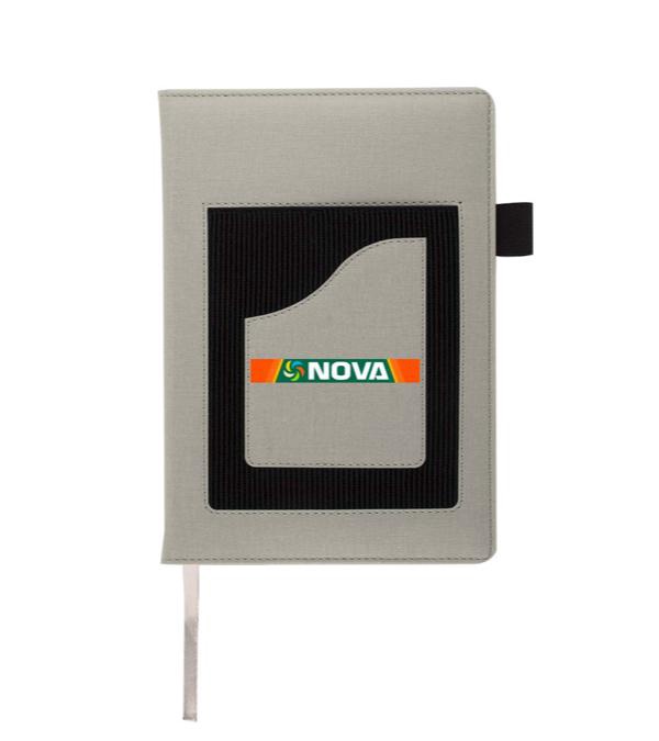 Torin Elastic Phone Pocket Lined Notebook