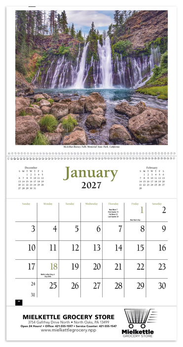 HotLine® Products Scenic America® Pocket Calendar