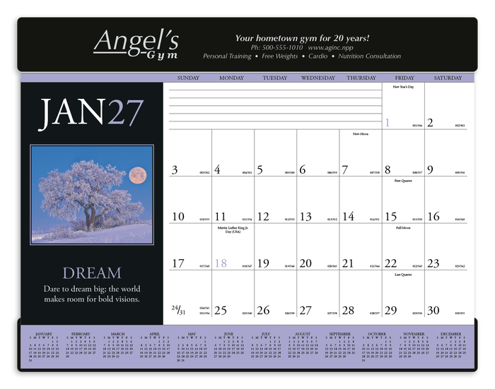 Triumph® Calendars Motivations Desk Pad - 2027