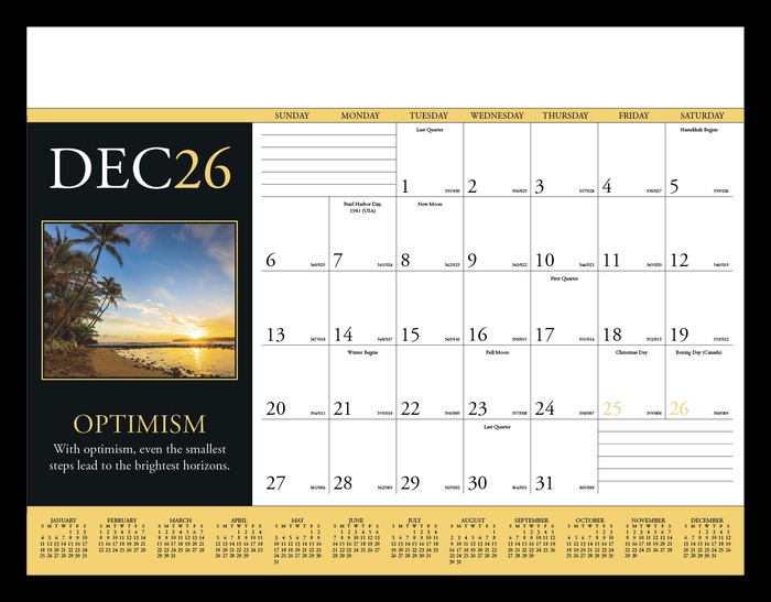 Triumph® Calendars Motivations Desk Pad - 2027