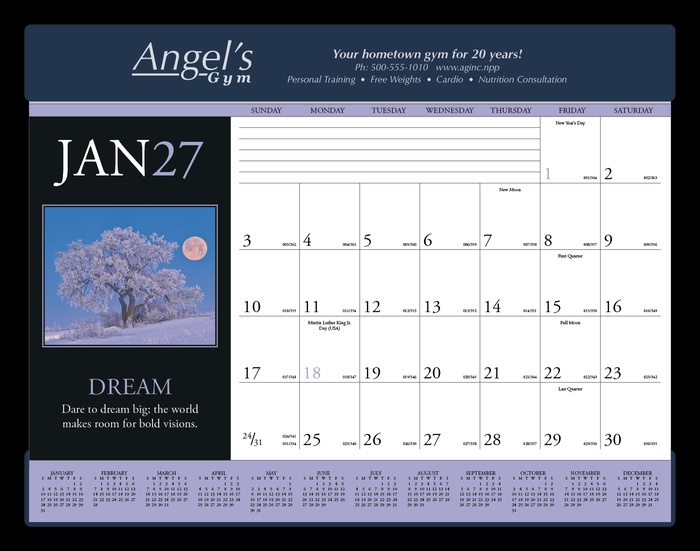 Triumph® Calendars Motivations Desk Pad - 2027