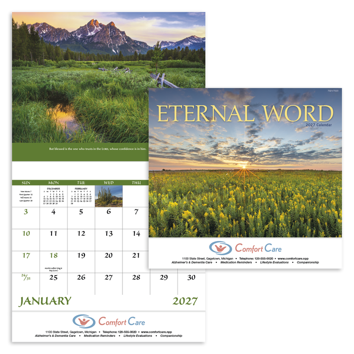 Good Value™ Eternal Word - Stapled Calendar