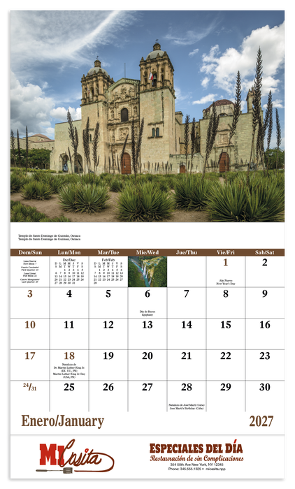 Good Value™ Mexico - Stapled Calendar