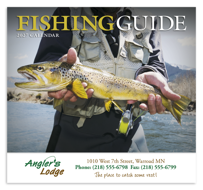 HotLine® Products Fishing Guide Appointment Calendar - Stapled