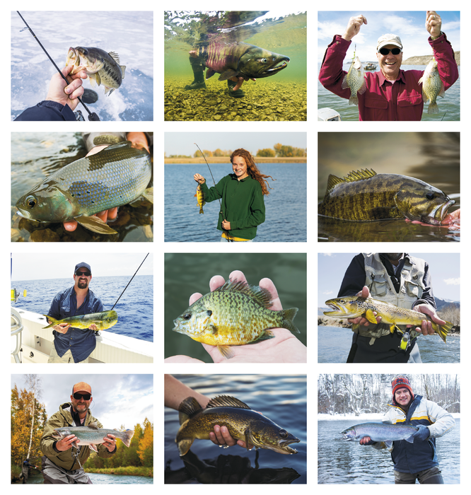 HotLine® Products Fishing Guide Appointment Calendar - Stapled
