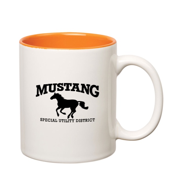11 oz. Colored Stoneware Mug With C-Handle